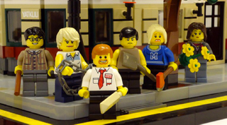 Illustration for article titled Shaun of the Dead Lego set recreates the Winchester